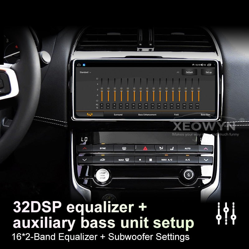 Jaguar XE / XF | 2016–2020 | Android Screen — Wireless CarPlay & Android Auto