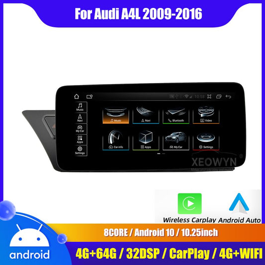 Audi A4 / A5 | 2009–2016 | 10.25" Android Screen — RHD, Wireless CarPlay