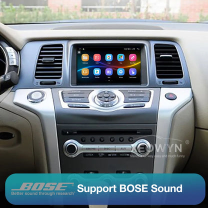 Radio con Android 12 para Nissan Murano Z51 (2008-2016), IPS, 1280 x 720P, estéreo, multimedia, 360 grados, panorámica, CarPlay, unidad principal automática, DSP, DVD