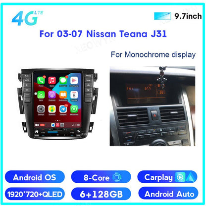 Android 12 8 Core 128g Autoradio GPS für Teana J31 2003 2004 2005 2007 230JK 230jm für Samsung SM5 SM7 Apple Carplay Auto 