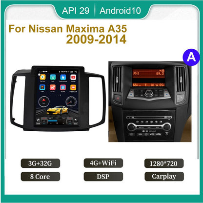 Vertikaler Bildschirm Android 12 Autoradio Multimedia-Player für Nissan Maxima A35 2009-2014 Stereo Autoradio Auto Audio Carplay