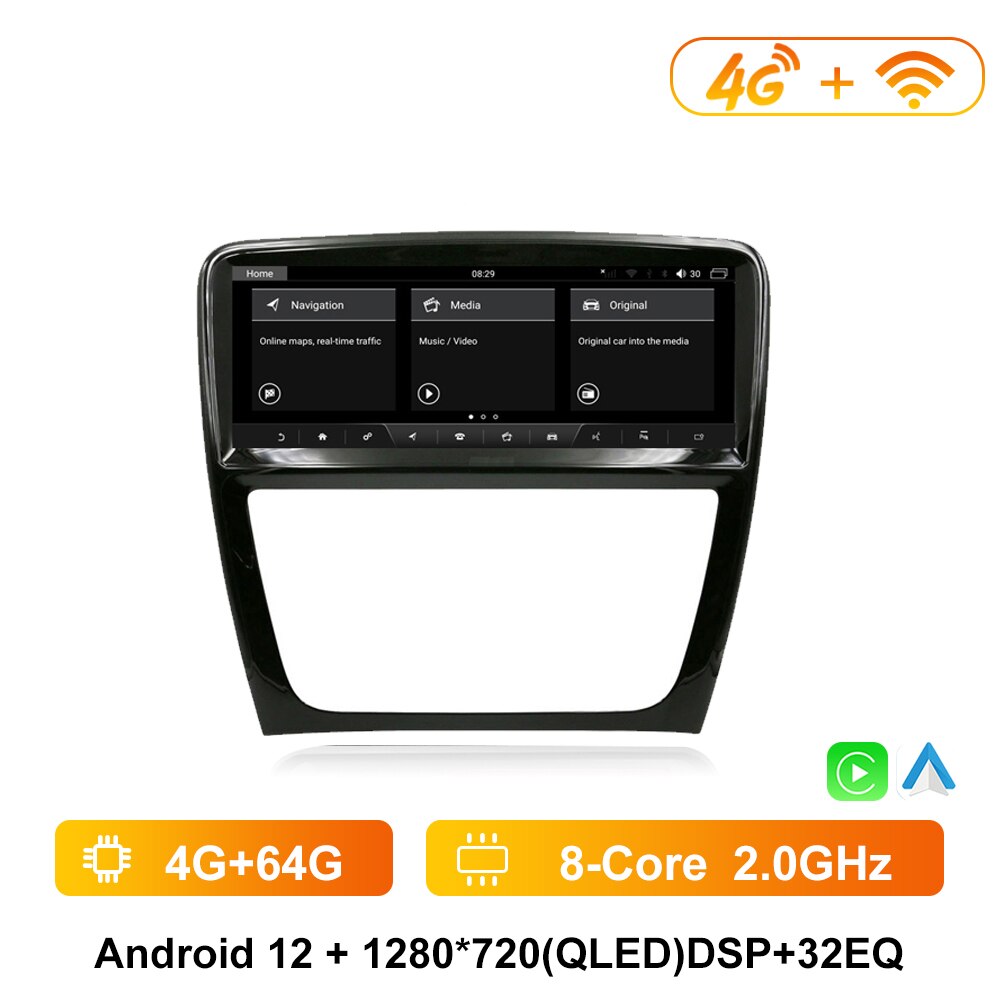 Jaguar XJ / XJL X351 | 2009–2019 | Android Screen — Wireless CarPlay & Android Auto
