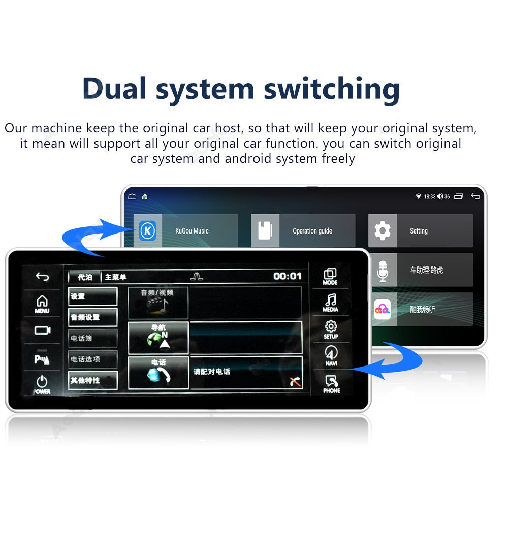 Range Rover L322 | 2002–2012 | 12.3" Android Screen — Wireless CarPlay & Android Auto