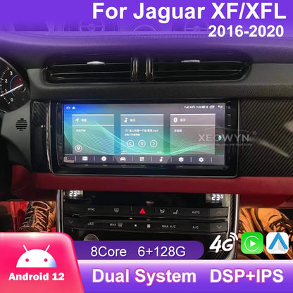 Jaguar XF / XFL | 2016–2020 | Android Screen — Wireless CarPlay & Android Auto