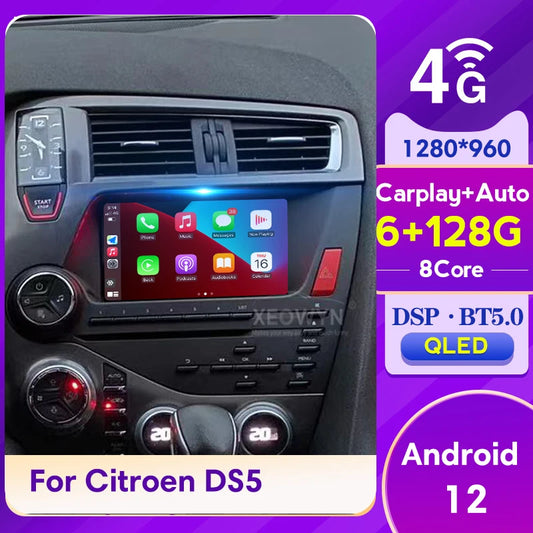 Citroën DS5 / 508 | 2010–2017 | 7" Android Screen — Wireless CarPlay & Android Auto