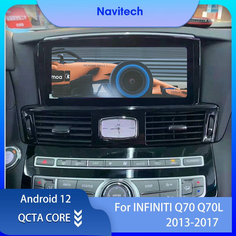 Infiniti Q70 2013-2019 Android 13 Tesla-style 10.25-inch Car Multimedia Player with CarPlay and GPS