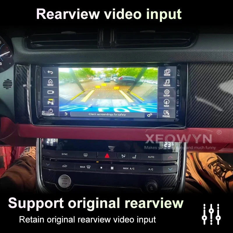 Jaguar XF / XFL | 2016–2020 | Android Screen — Wireless CarPlay & Android Auto
