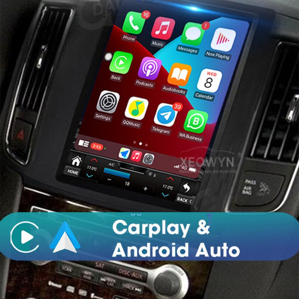 Navitech Android 12 Car Radio Multimedia Tesla screen for nissan maxima A35 2009-2014 Stereo Autoradio Auto Audio Carplay