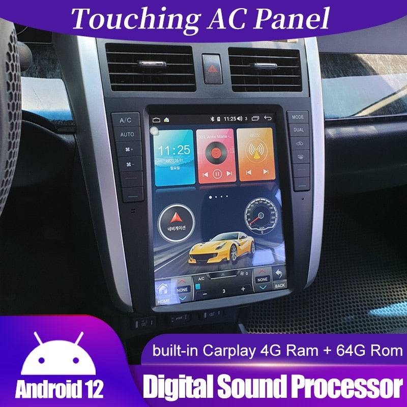 Android 12 8 Core 128g Autoradio GPS für Teana J31 2003 2004 2005 2007 230JK 230jm für Samsung SM5 SM7 Apple Carplay Auto 