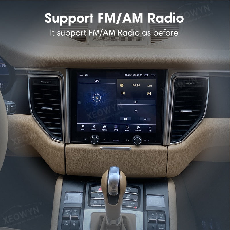 8.4inch Porsche Macan 2010-2018 Apple CarPlay Android Auto Wide Screen