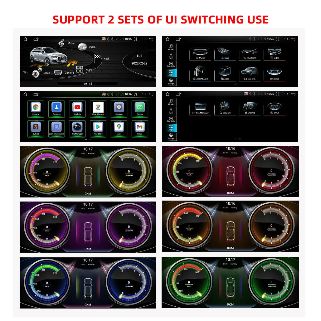 Audi A6 / A6L | 2006–2012 | 8.8" Android Screen — Wireless CarPlay & Android Auto