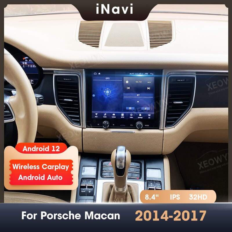8.4inch Porsche Macan 2010-2018 Apple CarPlay Android Auto Wide Screen
