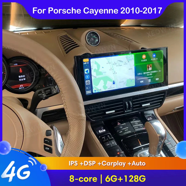 For Porsche Cayenne 2011-2017 Android 12 Car Radio Multimedia Video Player GPS Navigation Player Auto Stereo Carplay Head Unit