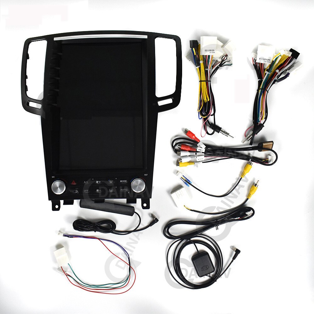 Tesla Style Android 14 Screen for Infiniti G35 G37 & Nissan