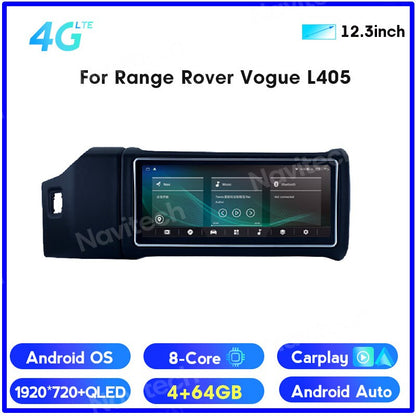 12.3" Android 12 Screen for Range Rover Vogue L405 2013-2017