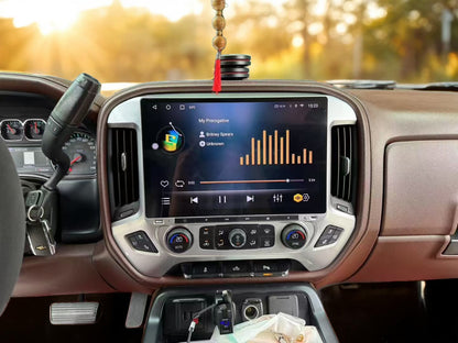 Silverado 2014-2018 car radio installation