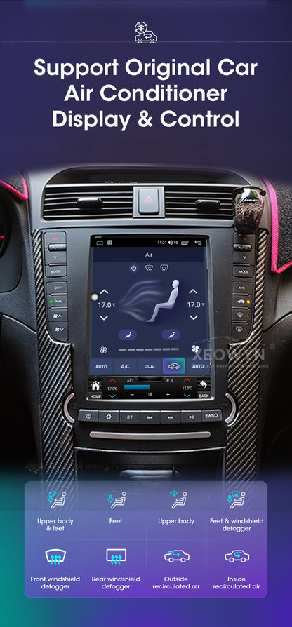Acura TL Tesla Style Screen 2004-2008 Wireless CarPlay