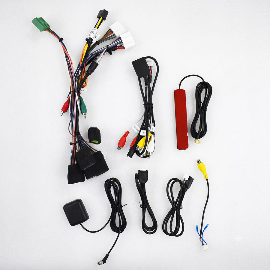 Acura RL Android head unit plug and play wiring harness and connector cables kit