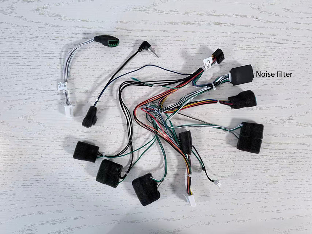Upgraded Plug and Play Wiring Harness with Built-in Noise Filter for 2004-2008 Acura TL Navitech Tesla Style Android Screen Radio
