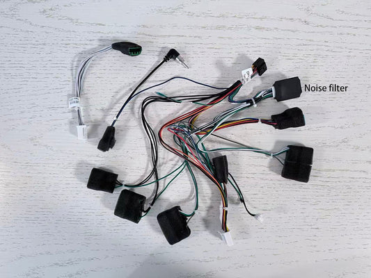 Upgraded Plug and Play Wiring Harness with Built-in Noise Filter for 2004-2008 Acura TL Navitech Tesla Style Android Screen Radio