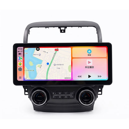 Acura TSX 2003-2008 12.3 inch Android head unit screen displaying GPS map navigation and split screen layout
