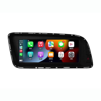 8.8 inch HD IPS touchscreen display panel upgrade for Audi Q5 2009-2017 featuring Apple CarPlay interface