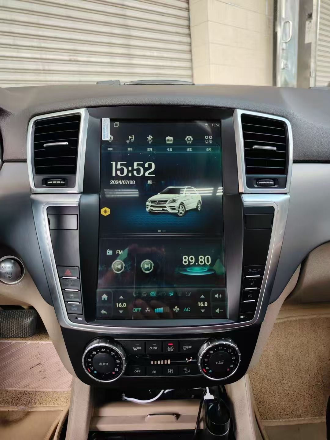 Roadnavier® | 12.3" Android 13 for Mercedes ML & GL (W166/X166) | 8-Core 128G