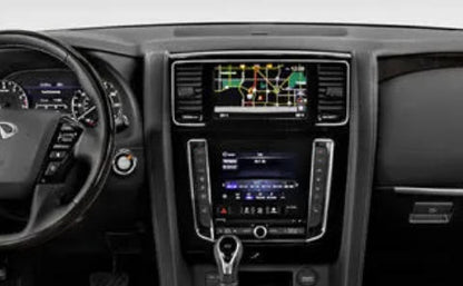 Android 12.3 Navigation Auto Stereo Auto DVD Player Auto DVD Player Für Nissan Armada Patrol Y62 Infiniti QX80 Stereo 