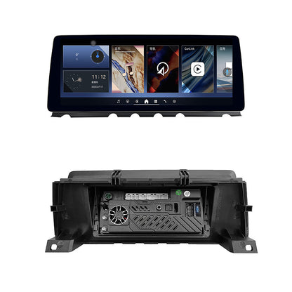 Android touchscreen display and back mounting unit hardware for BMW 7 Series F01 F02 upgrade