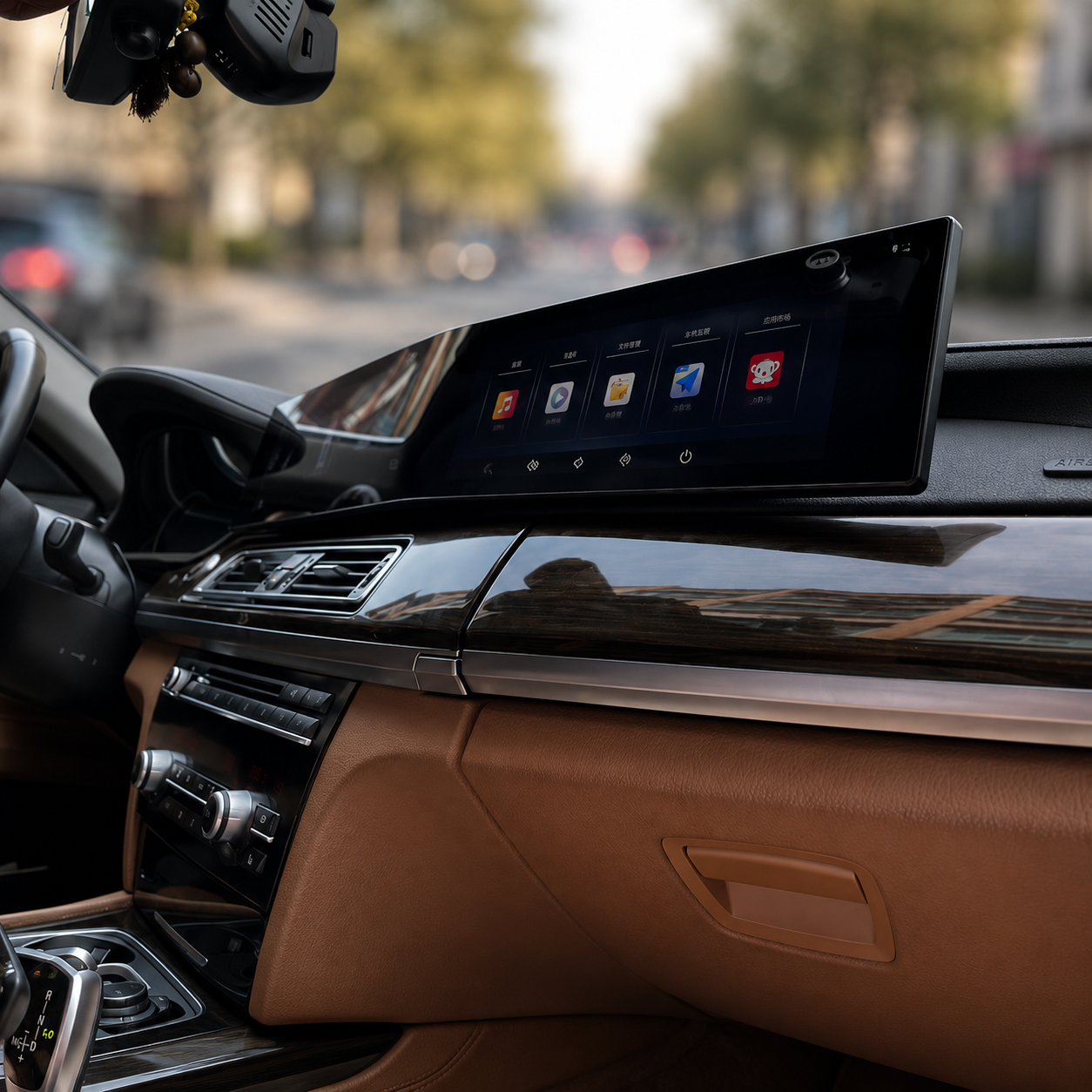 21" Curved Dual Screen for BMW 7 Series F01 F02 F04 2011-2017 CIC NBT Android 13 Radio CarPlay GPS Navi Multimedia Stereo Player
