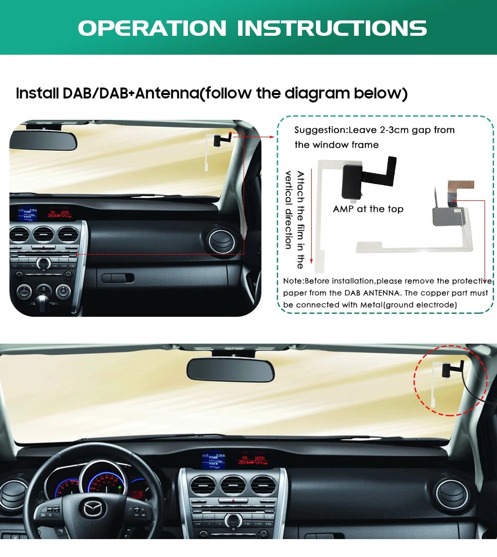 DAB+ Digital Radio Adapter — USB, For Android Head Units