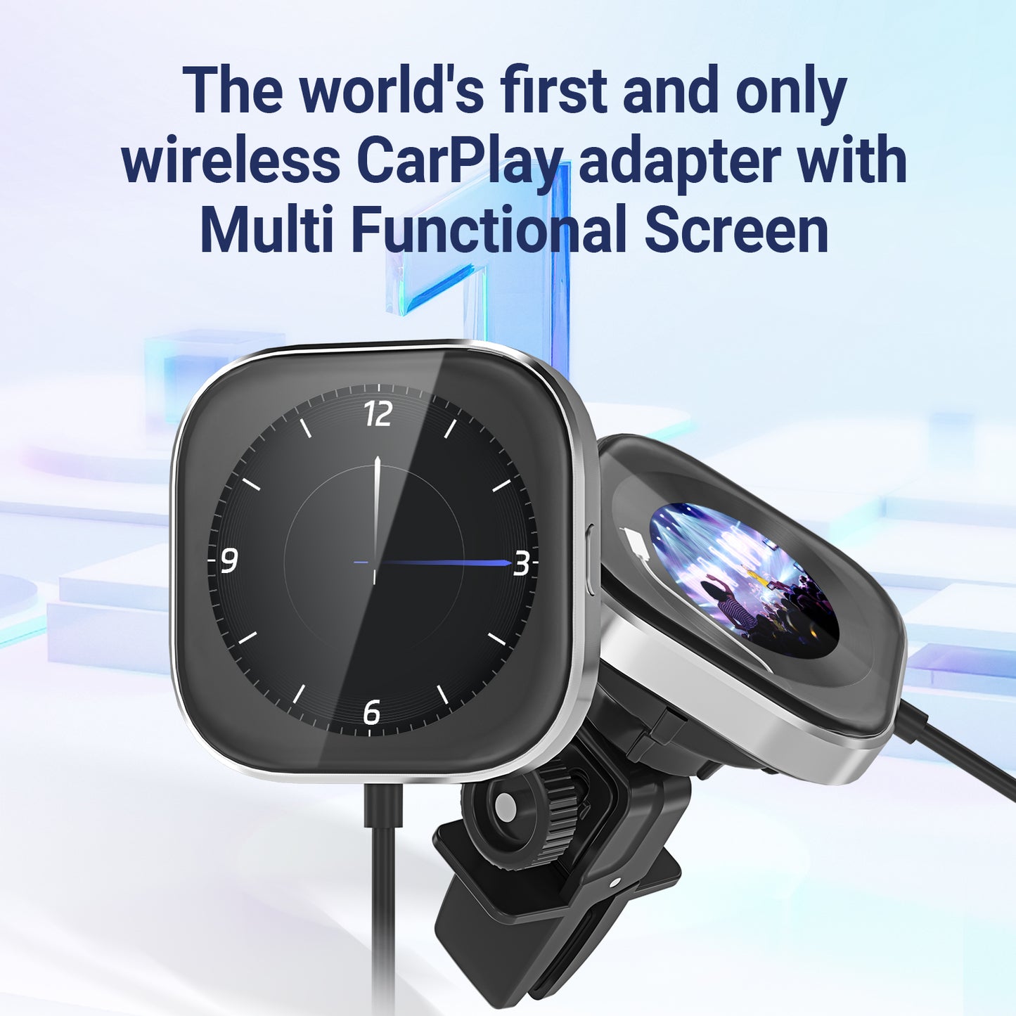 Wireless CarPlay Adapter — Convert Wired to Wireless, 5GHz WiFi, Plug & Play