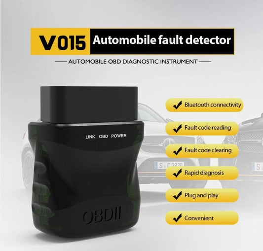 Bluetooth OBD2 Scanner — For Android Head Units, Torque Pro Compatible