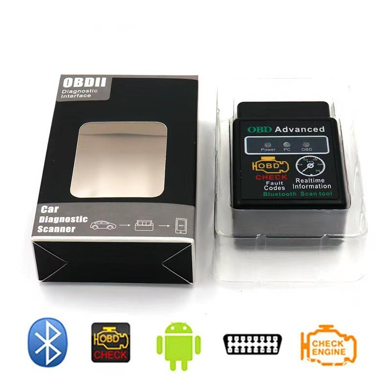 Bluetooth OBD2 Scanner — For Android Head Units, Torque Pro Compatible