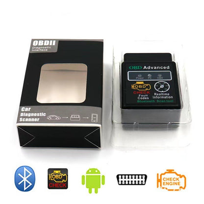 Bluetooth OBD2 Scanner — For Android Head Units, Torque Pro Compatible