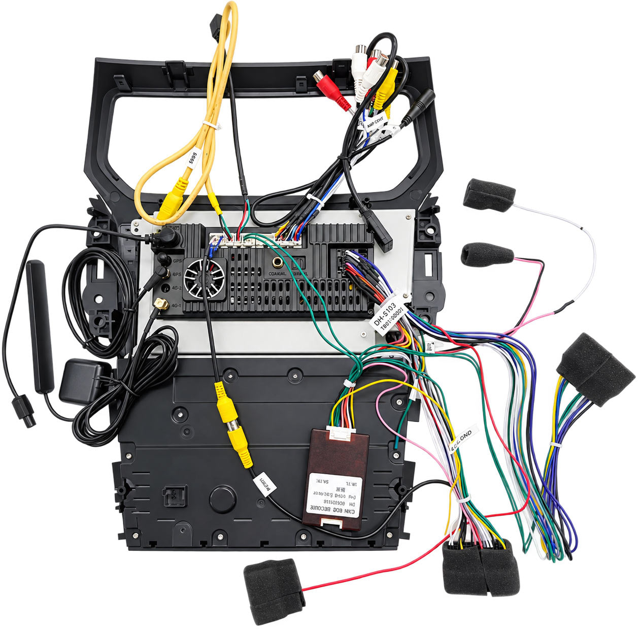 Ford Explorer 2011–2019 Android screen with vehicle-specific wiring harness and CANBUS