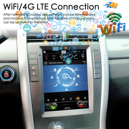 Ford Edge 2012–2014 10.4 Inch Android 14 GPS Navigation Car Stereo | Wireless CarPlay & 4G