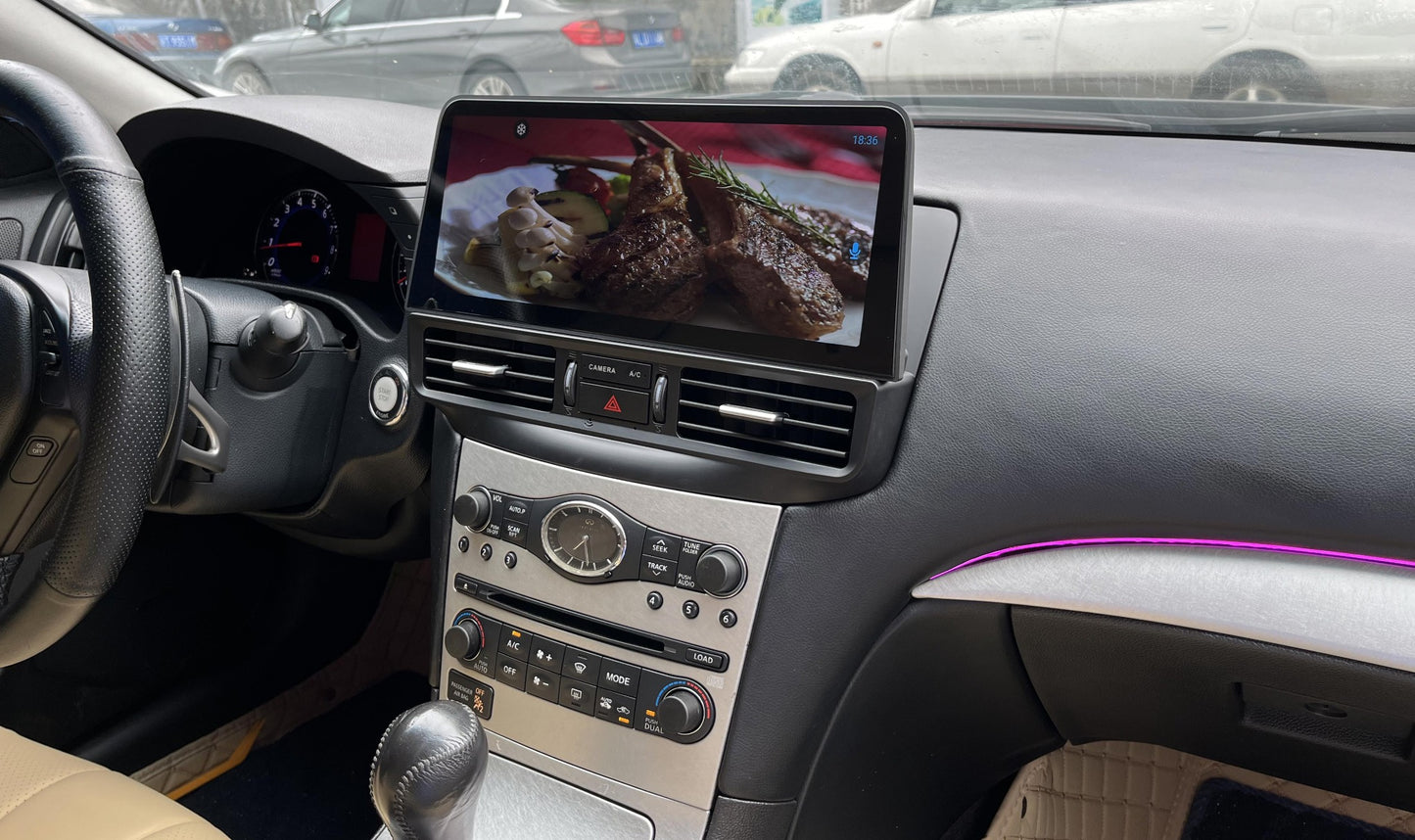 Wireless Apple CarPlay on Infiniti 12.3-inch screen