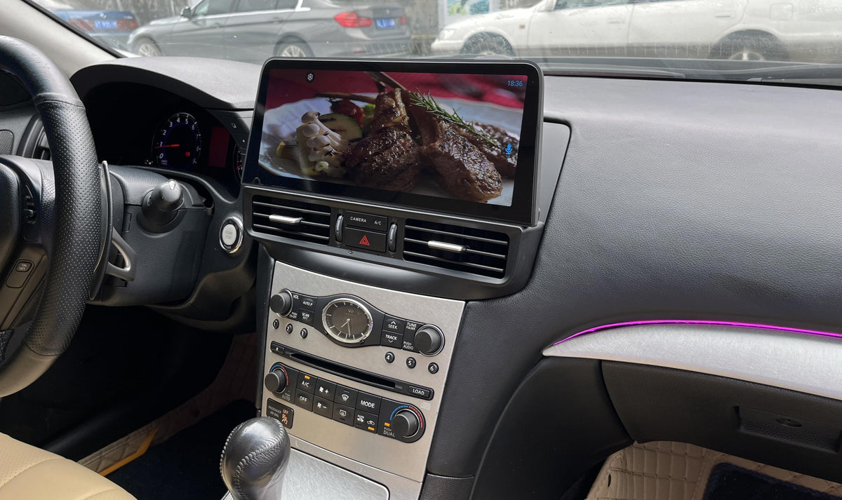 Wireless Apple CarPlay on Infiniti 12.3-inch screen