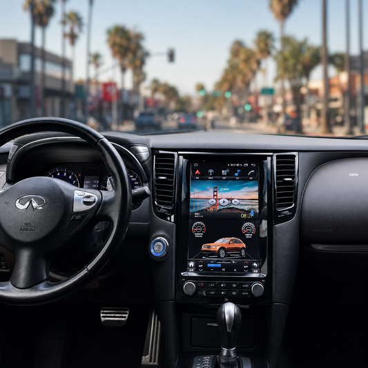 Para Infiniti FX35 FX45 FX50 QX70 2008-2019 Android 12,0 Octa Core 6 + 128G reproductor Multimedia para coche receptor estéreo Radio carplay 