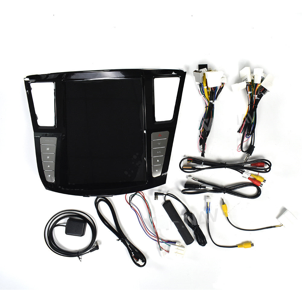 Tesla-style vertical screen upgrade for Infiniti JX35 QX60