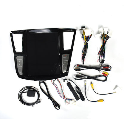 Tesla-style vertical screen upgrade for Infiniti JX35 QX60