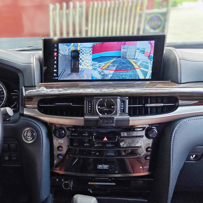 Seamless 360-degree surround view camera integration on upgraded Lexus LX570 head unit