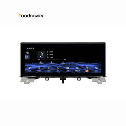 Front view of the plug-and-play Android multimedia player screen unit for Lexus LX570
