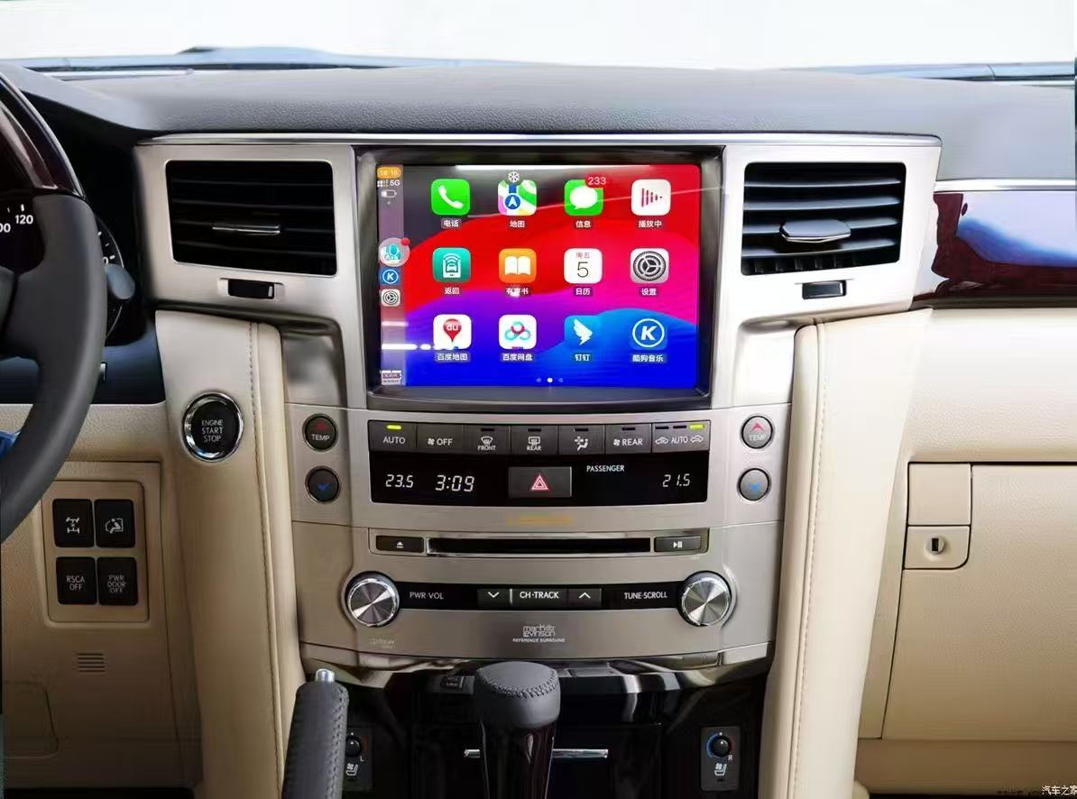 Lexus LX570 | 2007–2015 | Android Screen — LHD, Wireless CarPlay & Android Auto