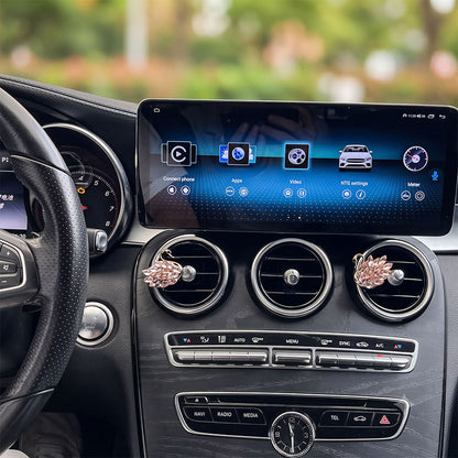 12.3-inch Android display upgrade main menu UI for Mercedes-Benz C-Class W205 (2015-2019)
