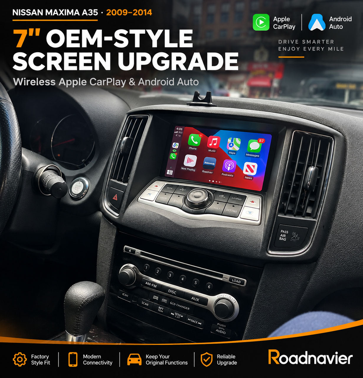 Nissan Android Screens & Digital Dashboard Upgrades | Roadnavier