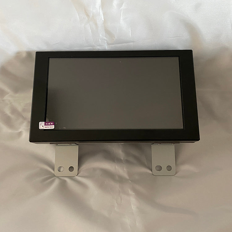 Roadnavier Nissan Murano Z51 Android head unit front view with vehicle-specific mounting brackets