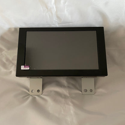 Roadnavier Nissan Murano Z51 Android head unit front view with vehicle-specific mounting brackets