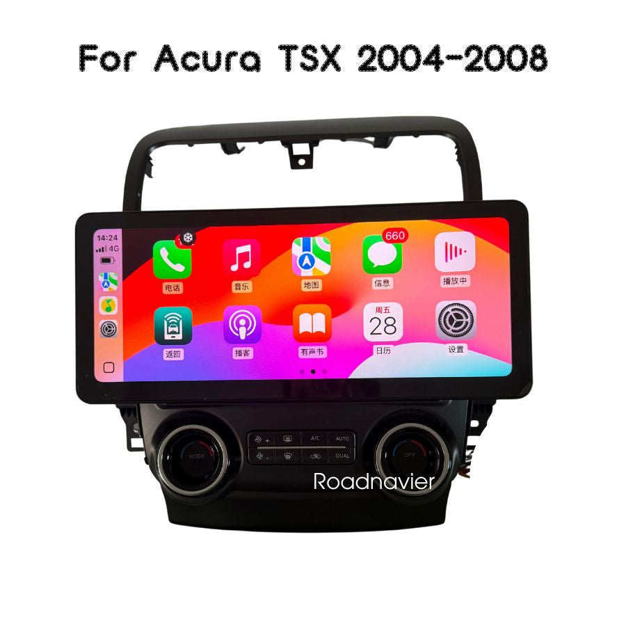 12.3-inch Android touchscreen car radio for Acura TSX 2003–2008